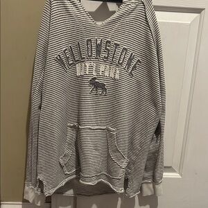 Blue 84 Striped Yellowstone Hoodie